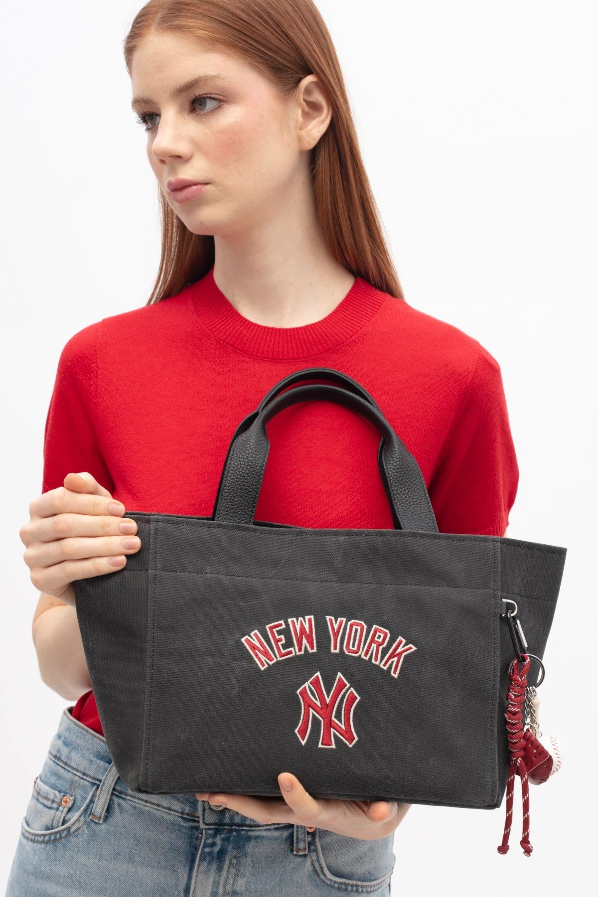 New York Yankees NEW YORK YANKEES Kırmızı Kadın Günlük Çanta