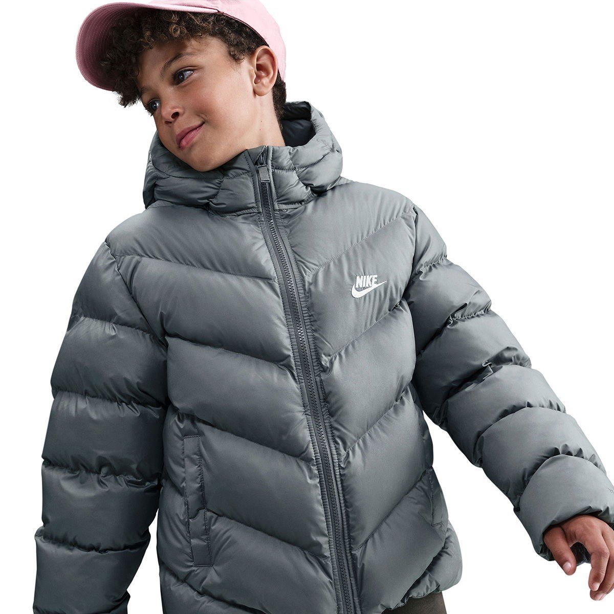 Nike K NSW TF ADP PUFFER Gri Erkek Çocuk Mont