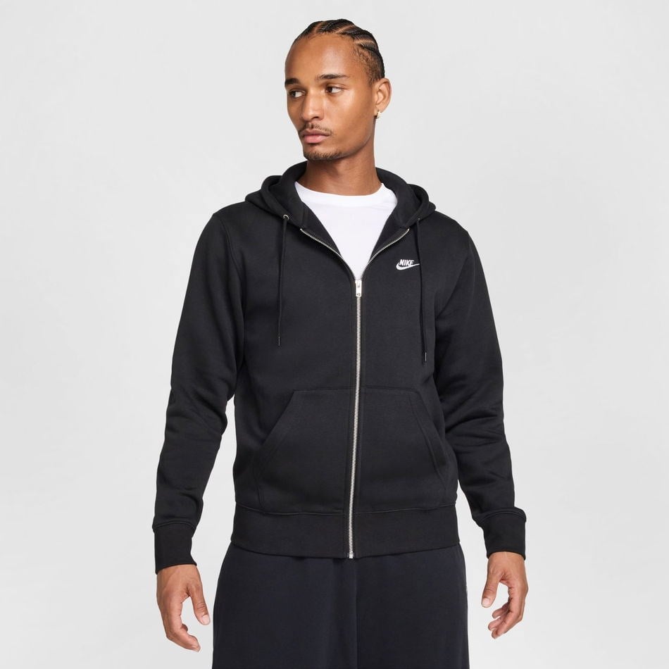 Nike M NK CLUB BB FZ HOODIE Siyah Erkek Sweatshirt