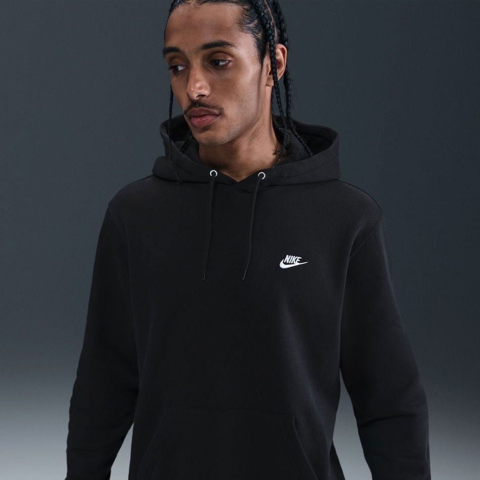 Nike M NK CLUB BB PO HOODIE Siyah Erkek Sweatshirt