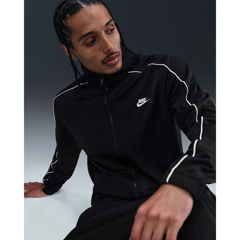 Nike M NK CLUB PK TRK SUIT Siyah Erkek Eşofman Takımı