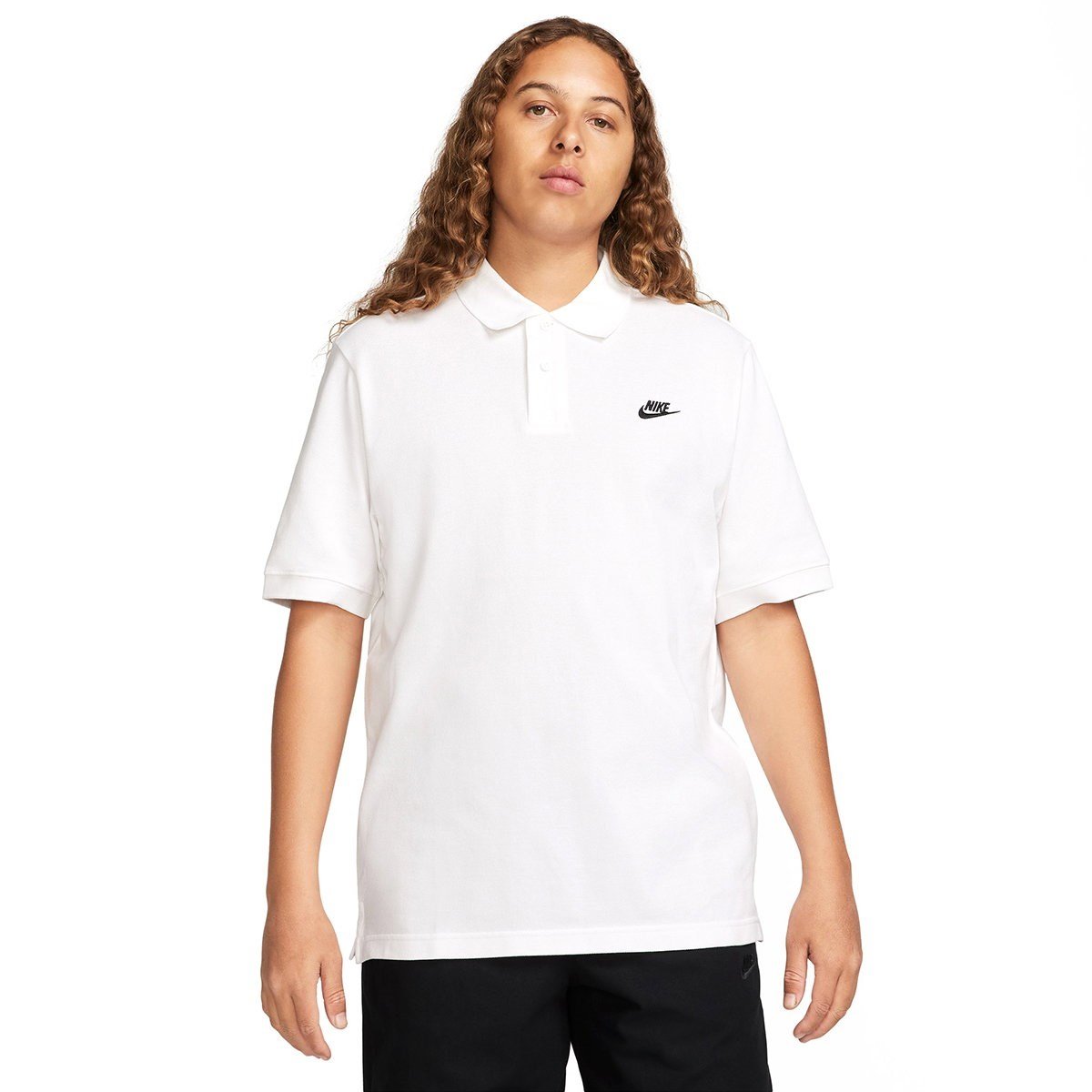 Nike M NK CLUB SS POLO PIQUE Beyaz Erkek T-Shirt