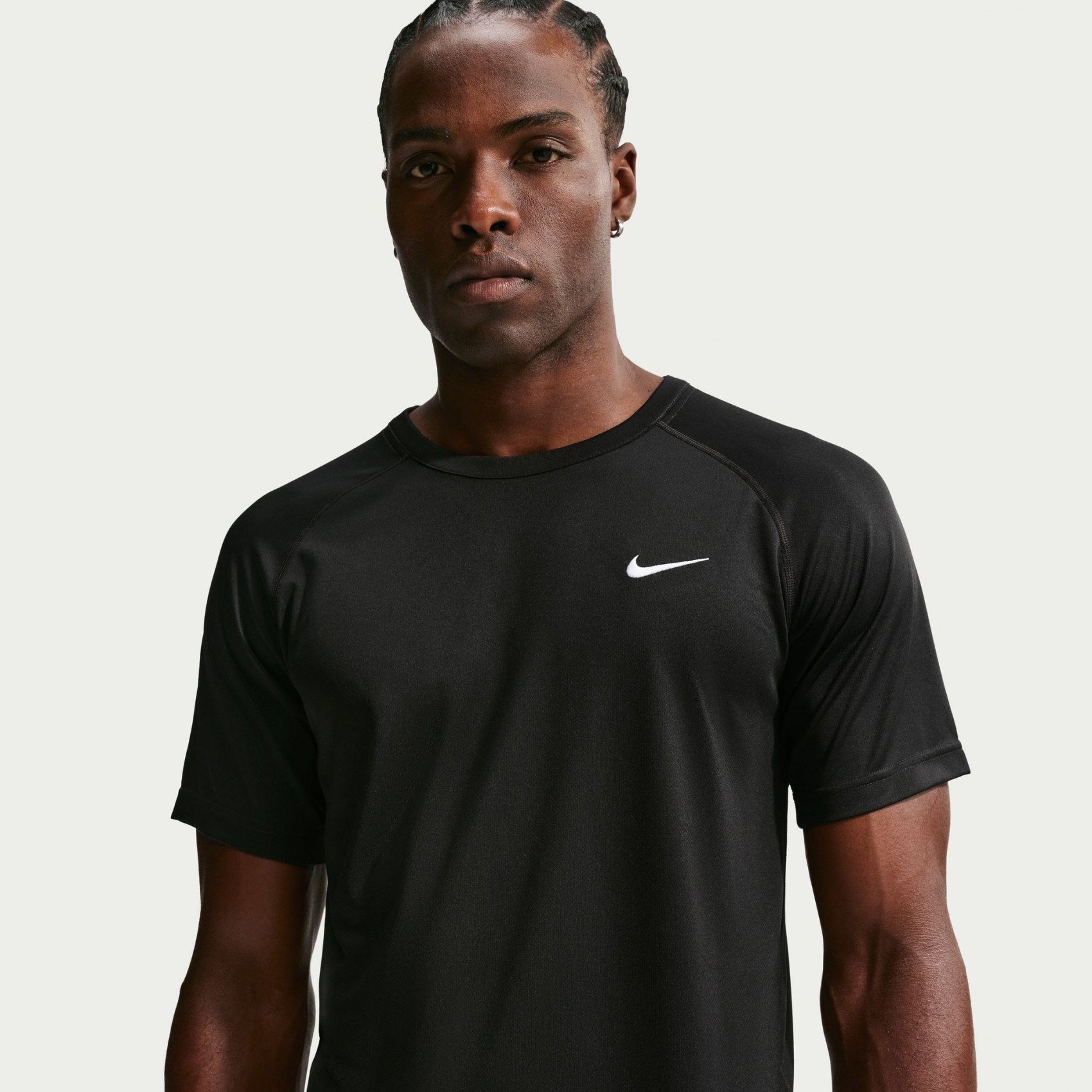 Nike M NK DF FLEX SS TOP Siyah Erkek T-Shirt