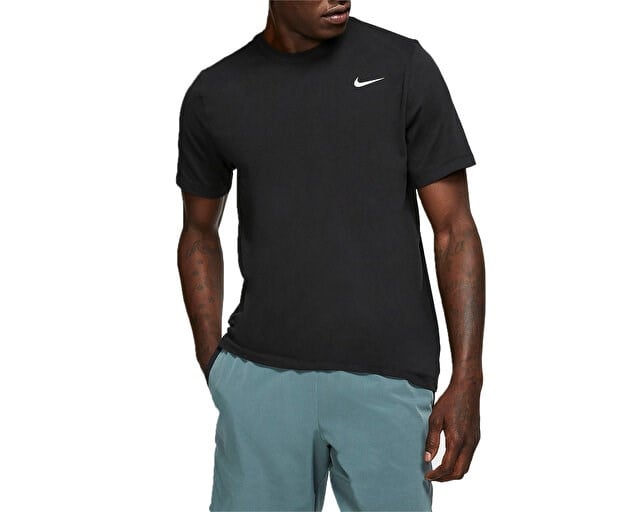 Nike M NK DF TEE DFC CREW SOLID Siyah Erkek T-Shirt