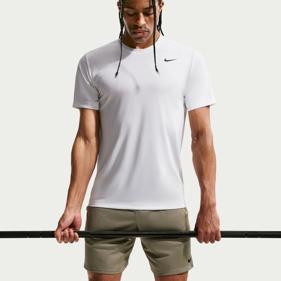 Nike M NK DF TEE STD FLEX Beyaz Erkek T-Shirt