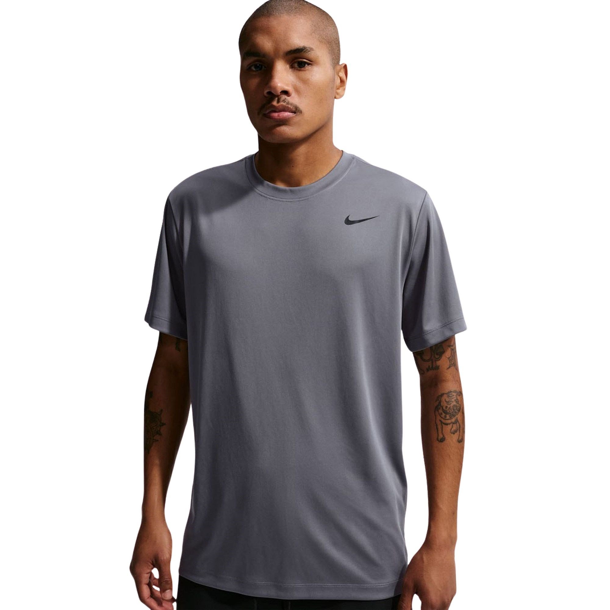 Nike M NK DF TEE STD FLEX Gri Erkek T-Shirt