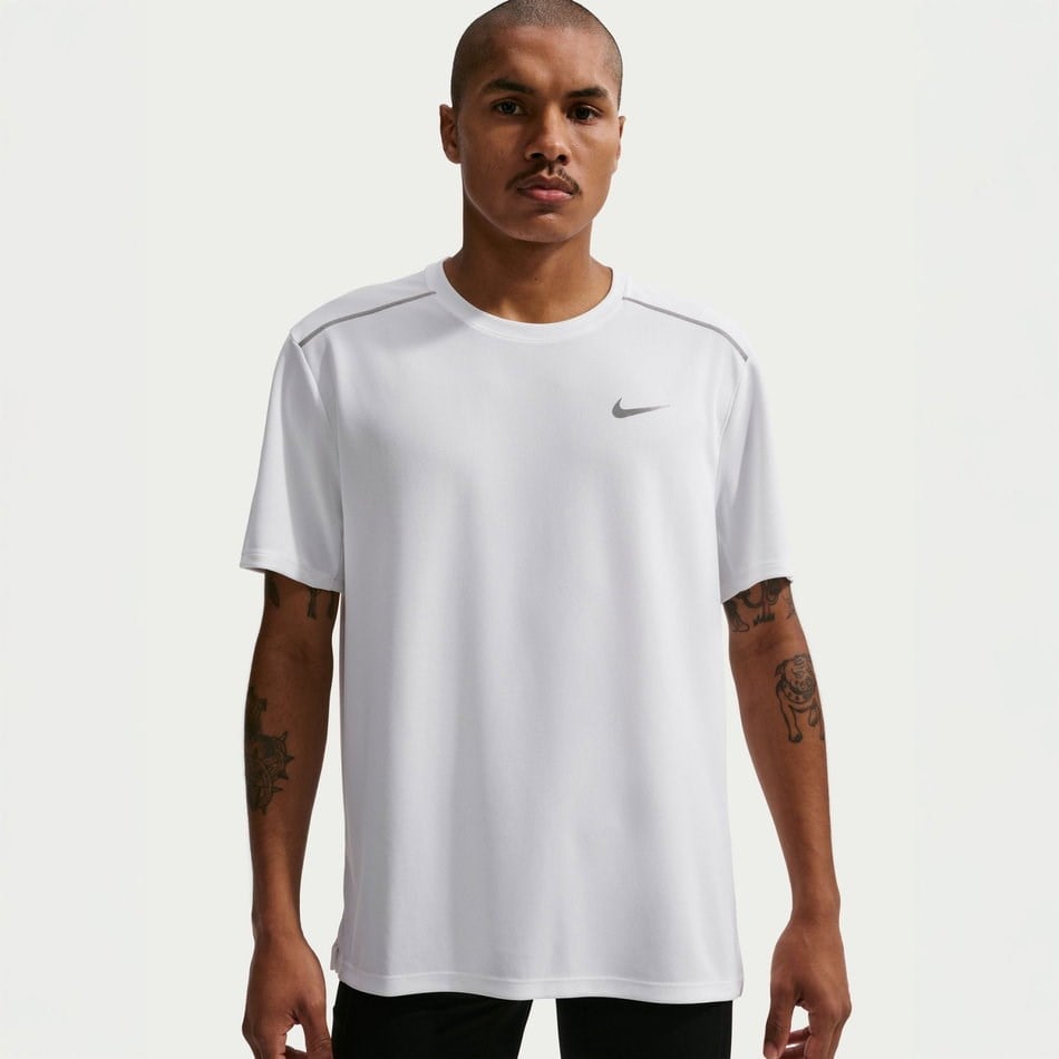Nike M NK DF UV MILER SS Beyaz Erkek T-Shirt