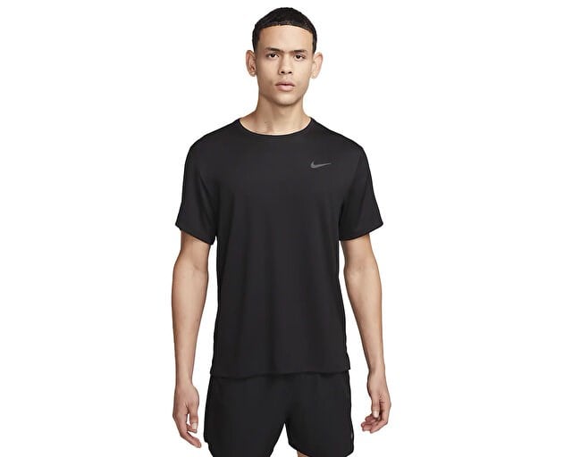Nike M NK DF UV MILER SS Siyah Erkek T-Shirt
