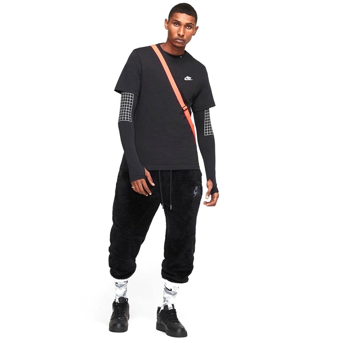 Nike M NSW CLUB TEE Siyah Erkek T-Shirt