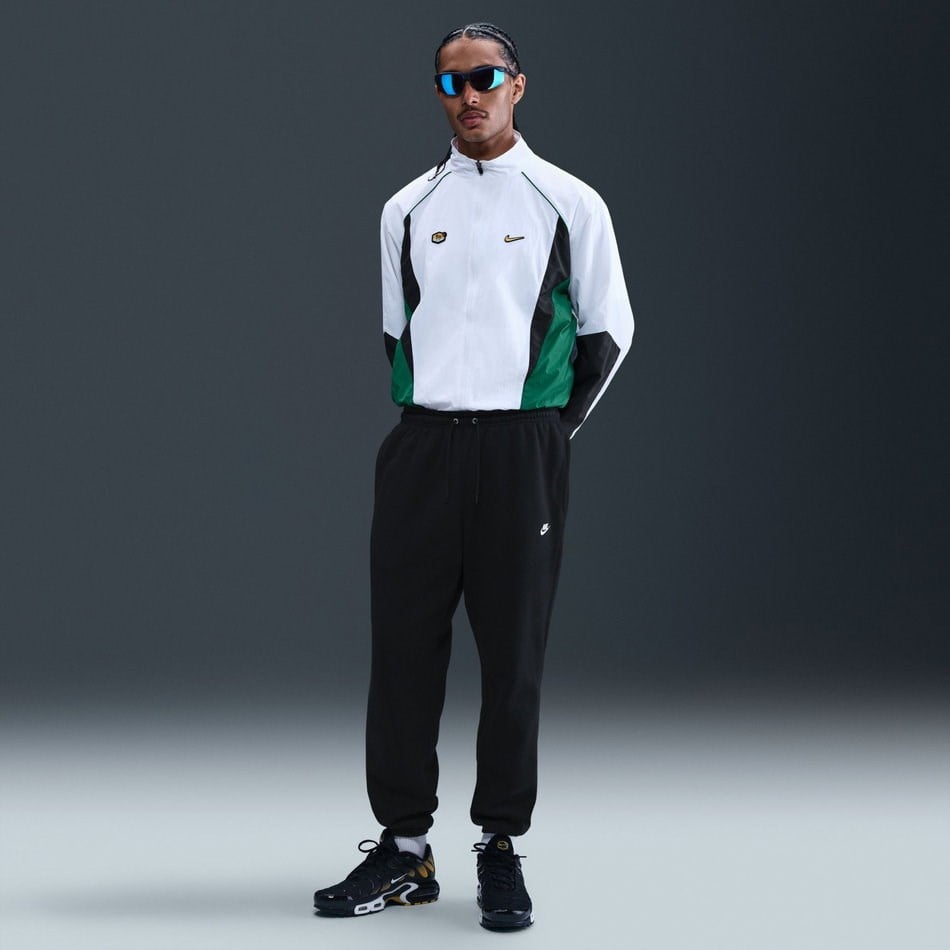 Nike Nike Club Cuffed Brushed Fleece Pants Siyah Erkek Eşofman Alt