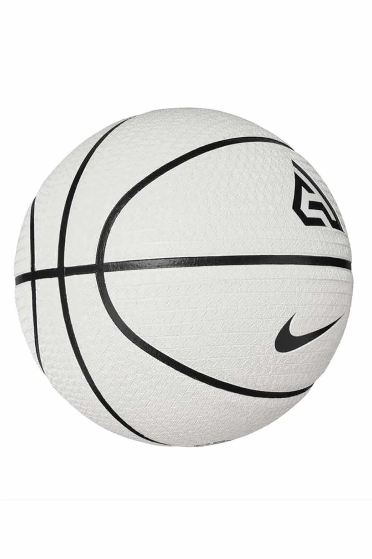 Nike NIKE PLAYGROUND 8P 2.0 G ANTETOKOUNMPO DEFLATED PALE IVORY/B Siyah Basketbol Topu