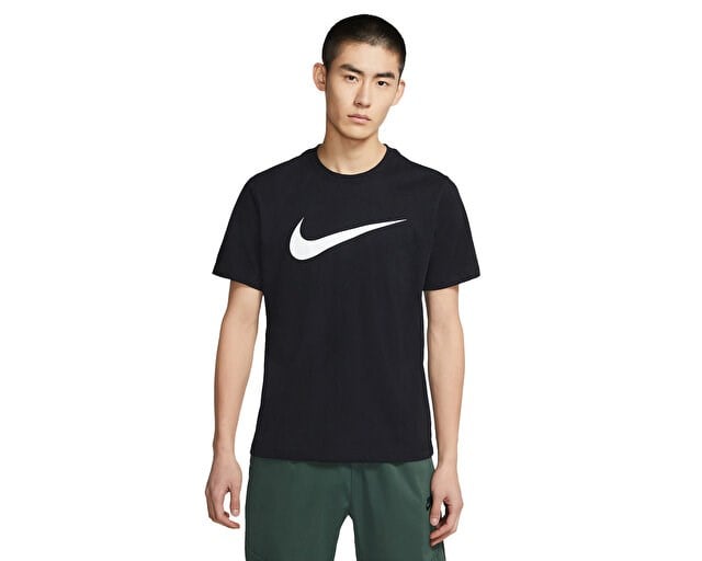 Nike Nike Sportswear Swoosh T-Shirt Siyah Erkek T-Shirt