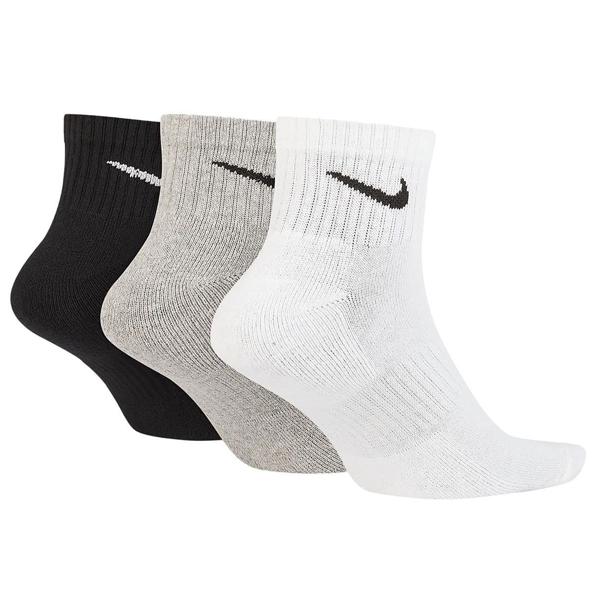 Nike U NK EVERYDAY CSH ANKL 3PR 132 Beyaz Erkek Çorap