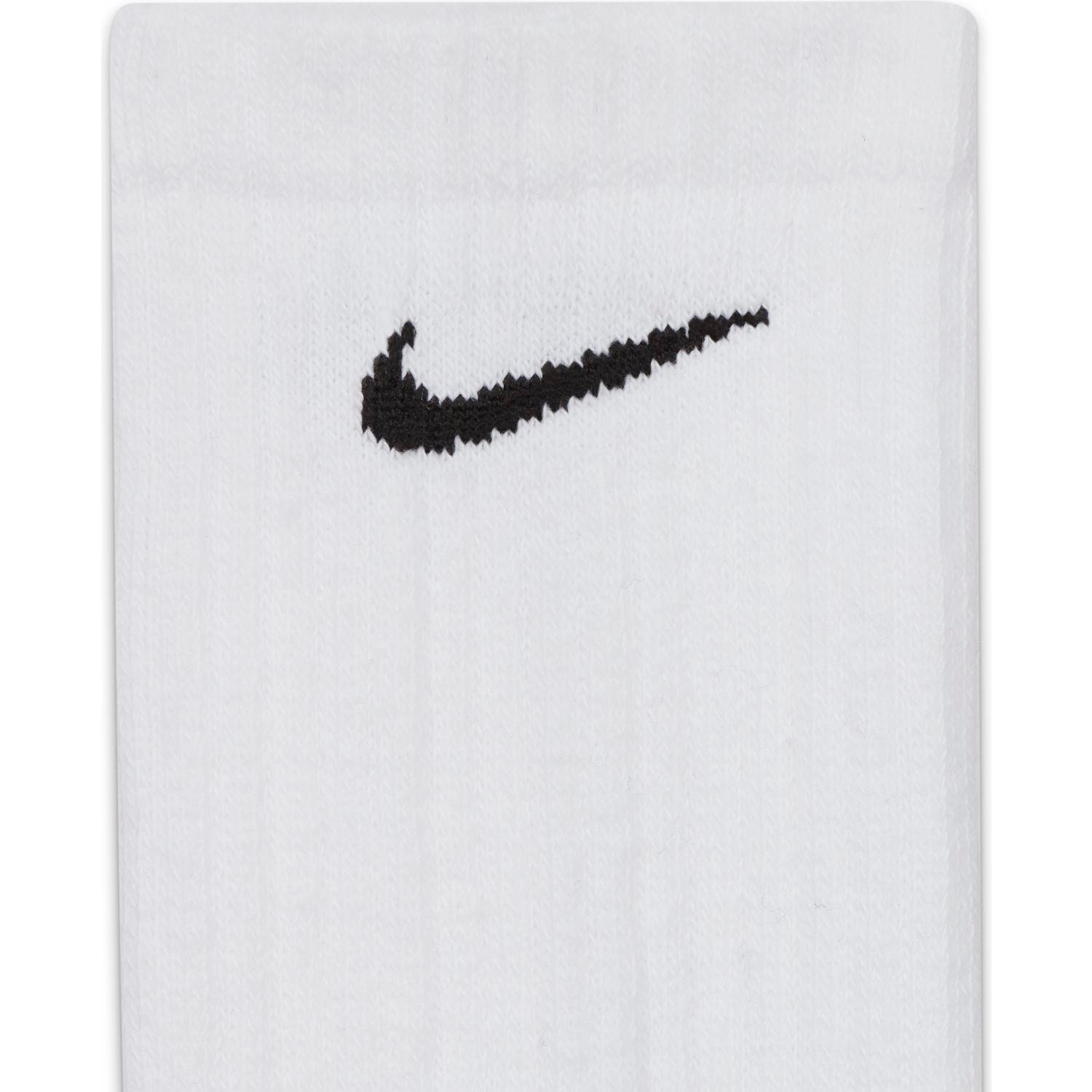Nike U NK EVERYDAY CSH CRW 3PR 132 Beyaz Erkek Çorap