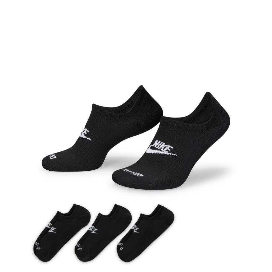 Nike U NK EVRYDAY PLUS CUSH FOOTIE Siyah Unisex Çorap