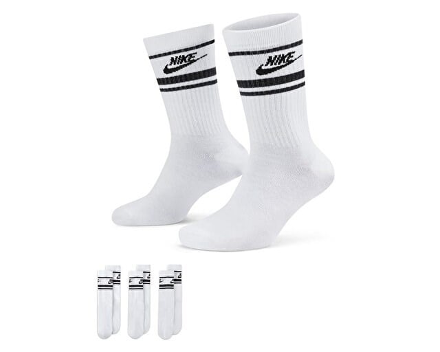 Nike U NK NSW EVERYDAY ESSENTIAL CR Beyaz Unisex Çorap