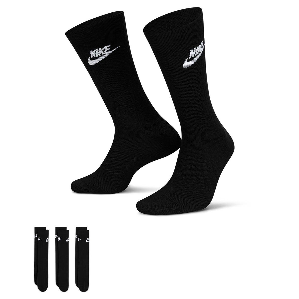 Nike U NK NSW EVERYDAY ESSENTIAL CR Siyah Unisex Çorap