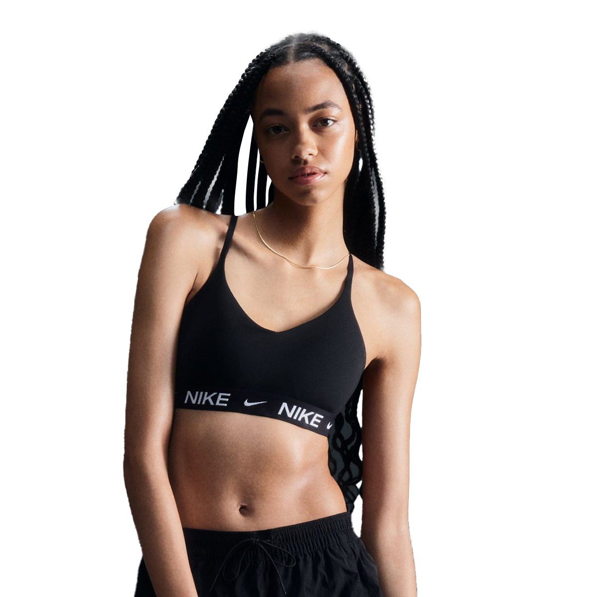 Nike W NK DF INDY LGT SPT BRA Siyah Kadın Sporcu Sütyeni (Bra)