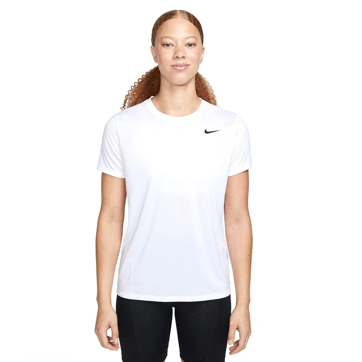 Nike W NK DF RLGD SS TEE Beyaz Kadın T-Shirt