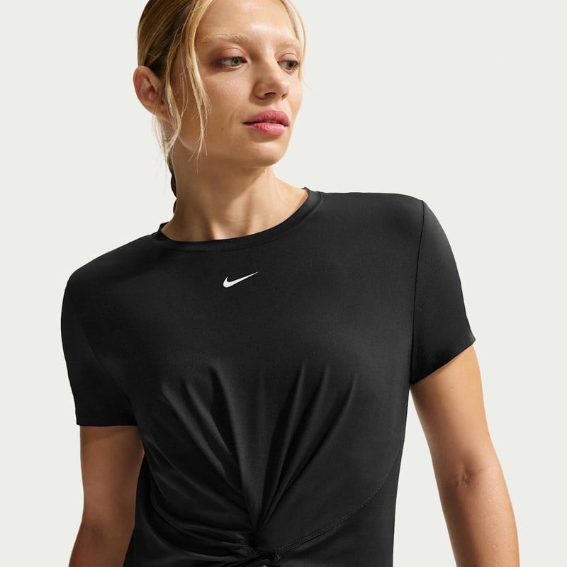 Nike W NK ONE CLASSIC TWST SS Siyah Kadın T-Shirt