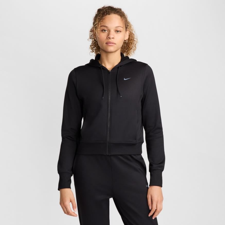 Nike W NK ONE TF FZ HOODIE LBR Siyah Kadın Sweatshirt