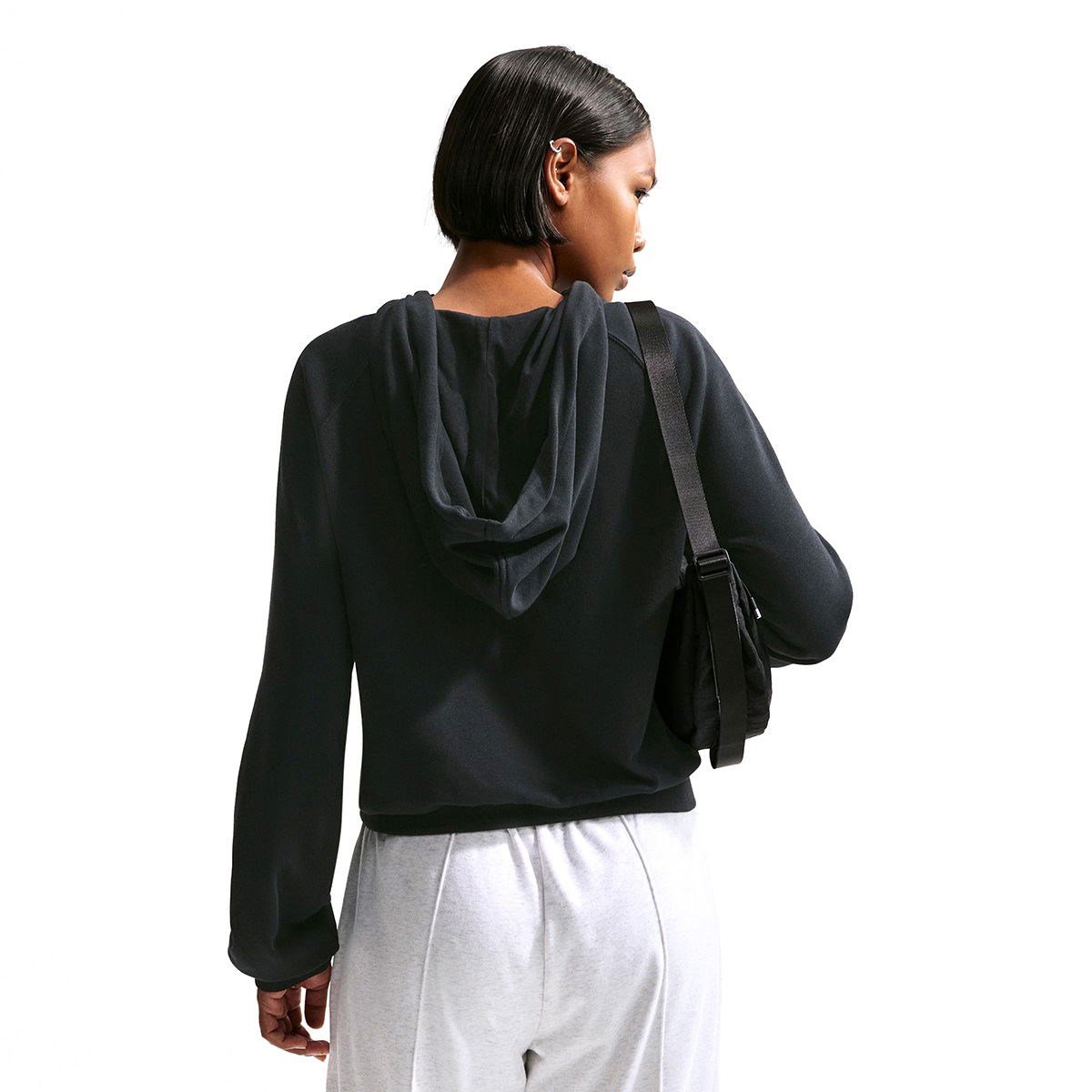 Nike W NSW CHILL FT HOODY Siyah Kadın Sweatshirt