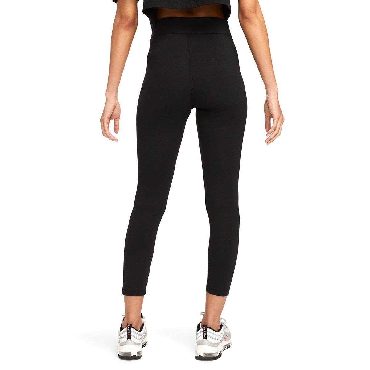 Nike W NSW NK CLSC HR 7/8 TIGHT LBR Siyah Kadın Tayt