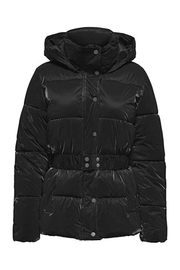 Only ONLAIRY BELTED PUFFER CC OTW Siyah Kadın Mont