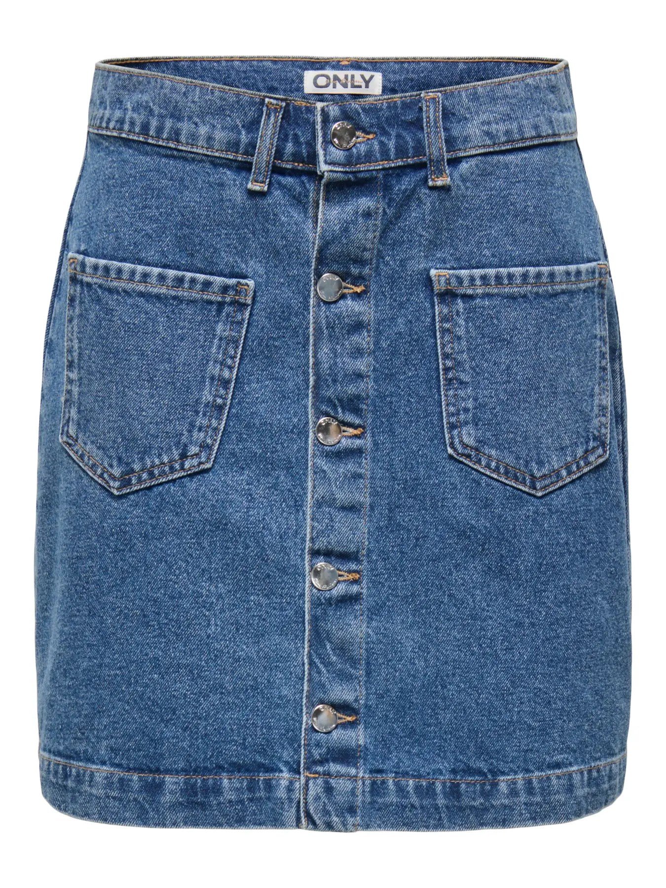Only ONLAMAZING HW SKIRT TAI DNM NOOS Mavi Kadın Etek