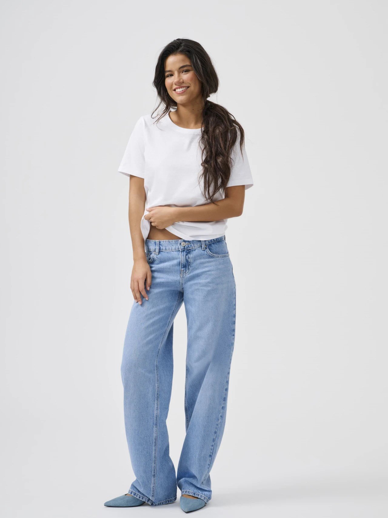 Only ONLBRENDA LOW WIDE DNM CRO158 NOOS Denim Kadın Kot Pantolon