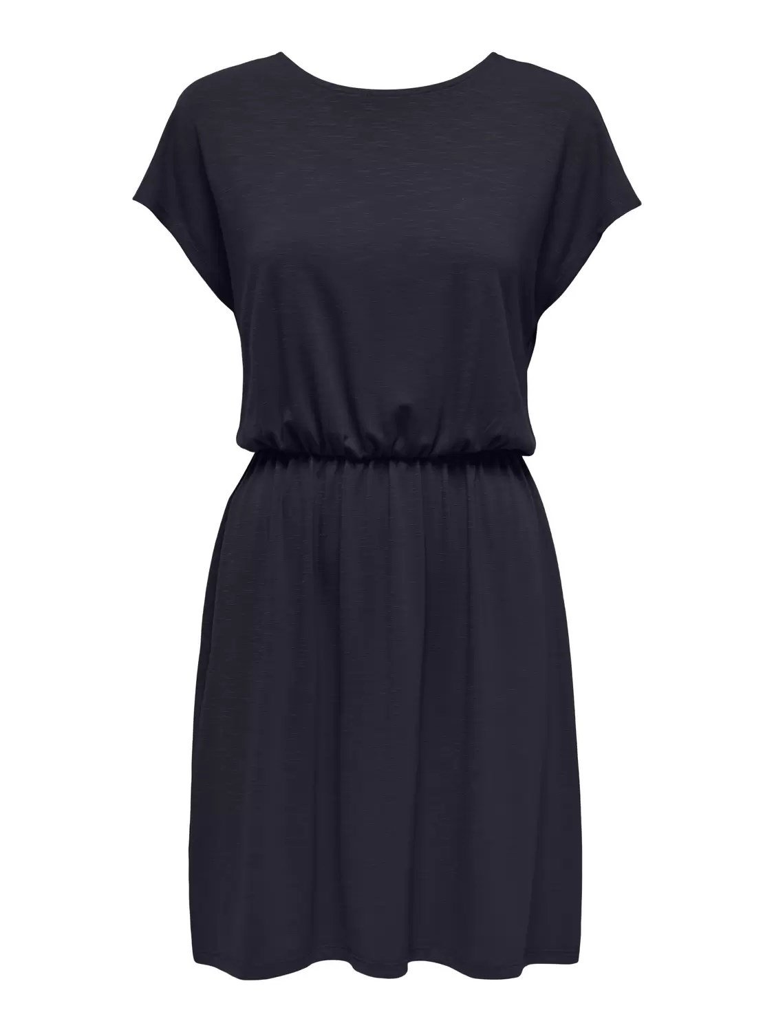 Only ONLFREDA BATSLEEVE O-NECK MIX DRESS JRS Lacivert Kadın Elbise