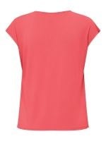 Only ONLFREE LIFE S/S MODAL STITCH TOP JRS Mercan Kadın T-Shirt