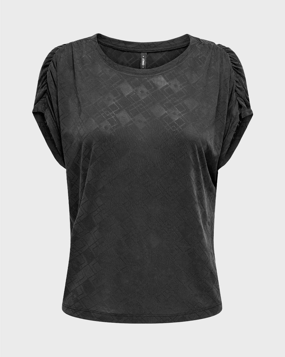 Only ONLFREE LIFE STRUCTURE S/S MODALTOP JRS Siyah Kadın T-Shirt
