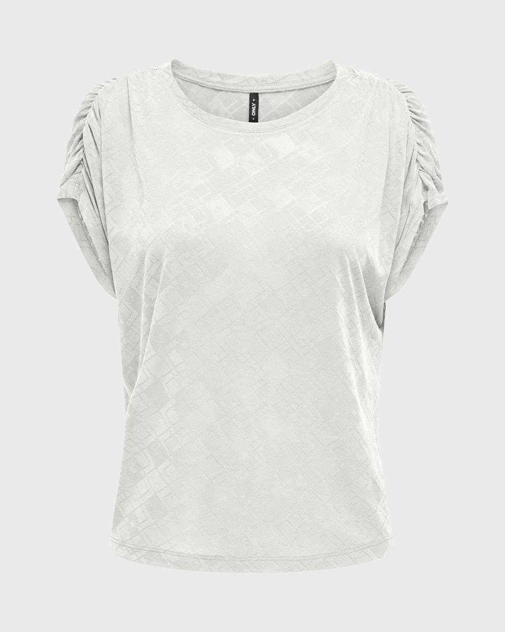 Only ONLFREE LIFE STRUCTURE S/S MODALTOP JRS Beyaz Kadın T-Shirt