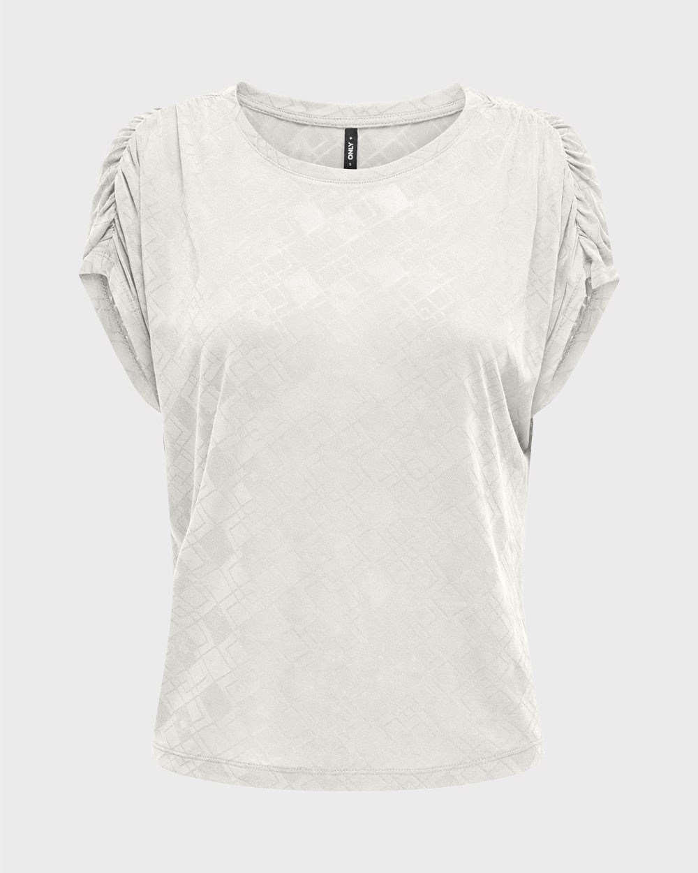 Only ONLFREE LIFE STRUCTURE S/S MODALTOP JRS Beyaz Kadın T-Shirt 15319444