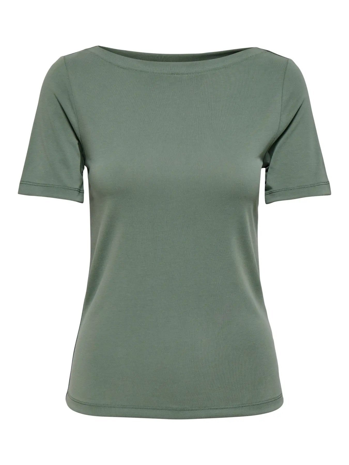 Only ONLFREE S/S BOATNECK TOP JRS Yeşil Kadın T-Shirt
