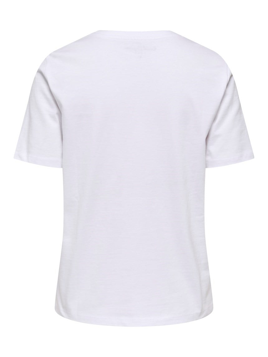 Only ONLFREJA S/S LUXE TOP CC JRS NOOS Beyaz Kadın Pantolon