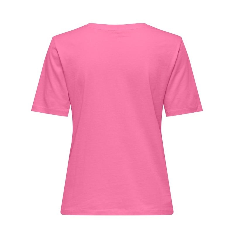 Only ONLHAPPY S/S O-NECK TEE JRS Pembe Kadın T-Shirt