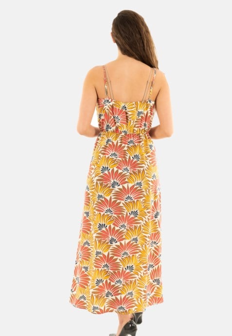 Only ONLHOLLIE LIFE FR STRAP MAXIDRESS CS PTM Bej Kadın Elbise