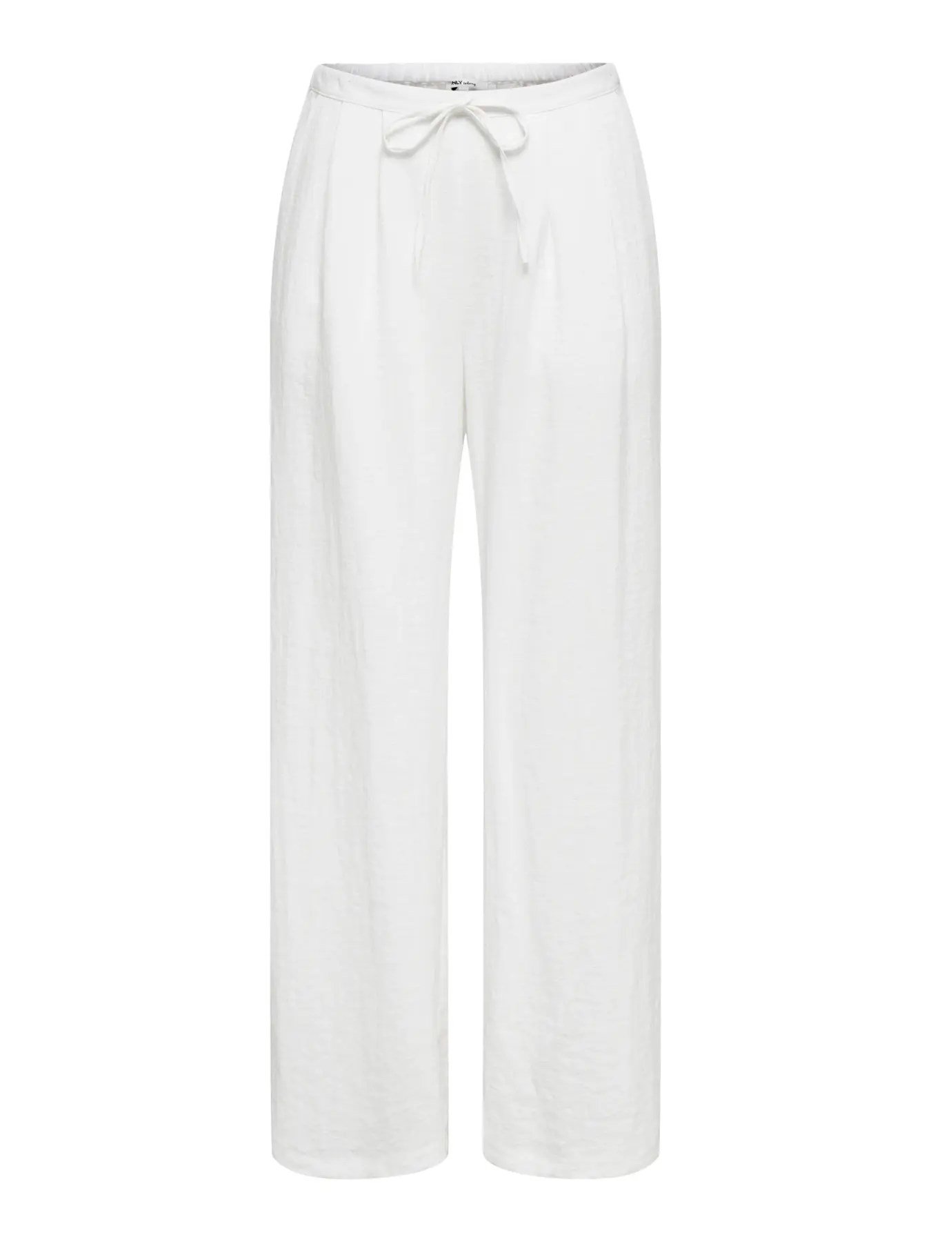 Only ONLITA MW LINEN LOOK WIDE PANT TLR Beyaz Kadın Pantolon