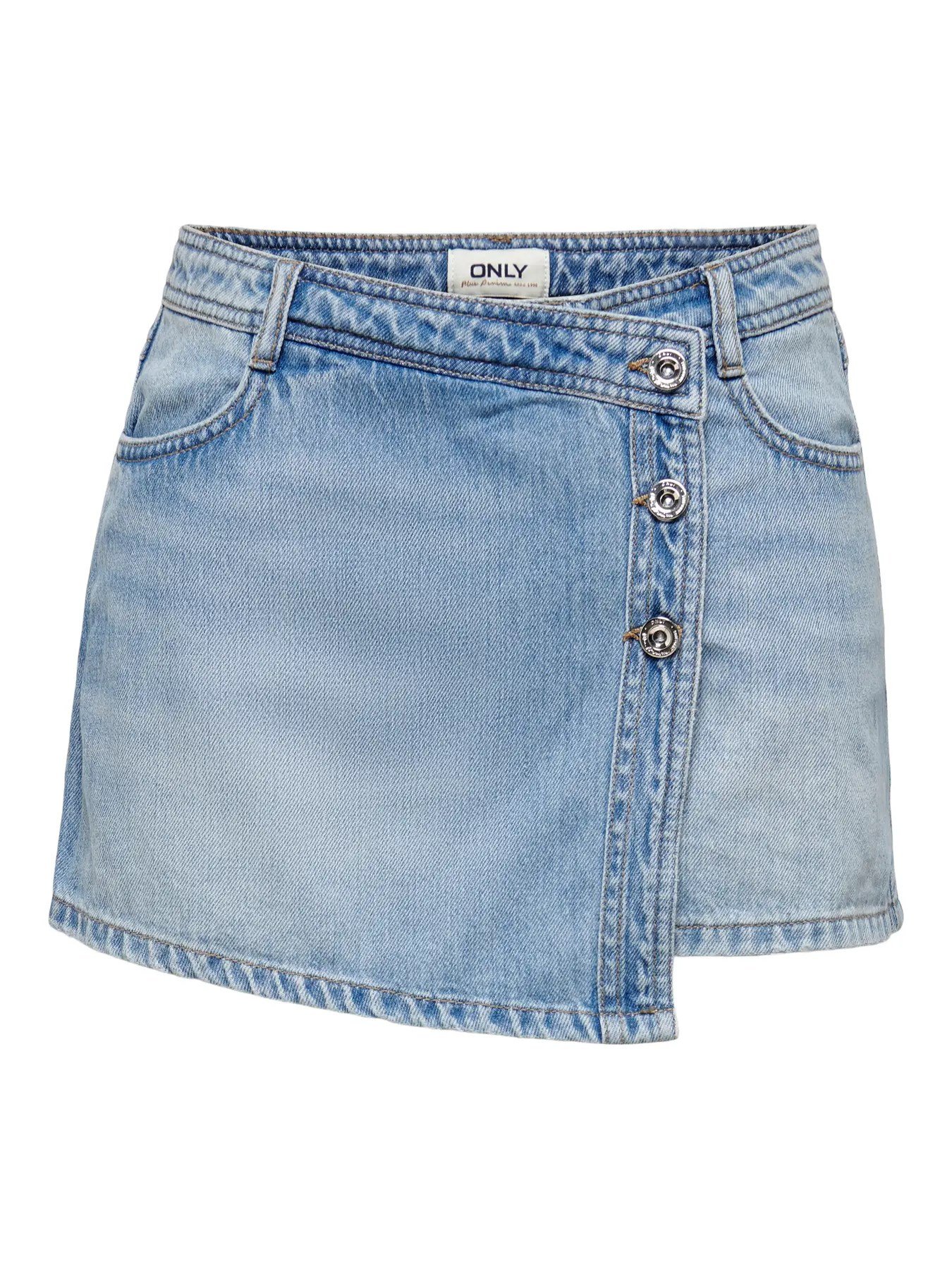 Only ONLLESLY REG LB DNM SKORT BJ NOOS Açık Mavi Kadın Etek