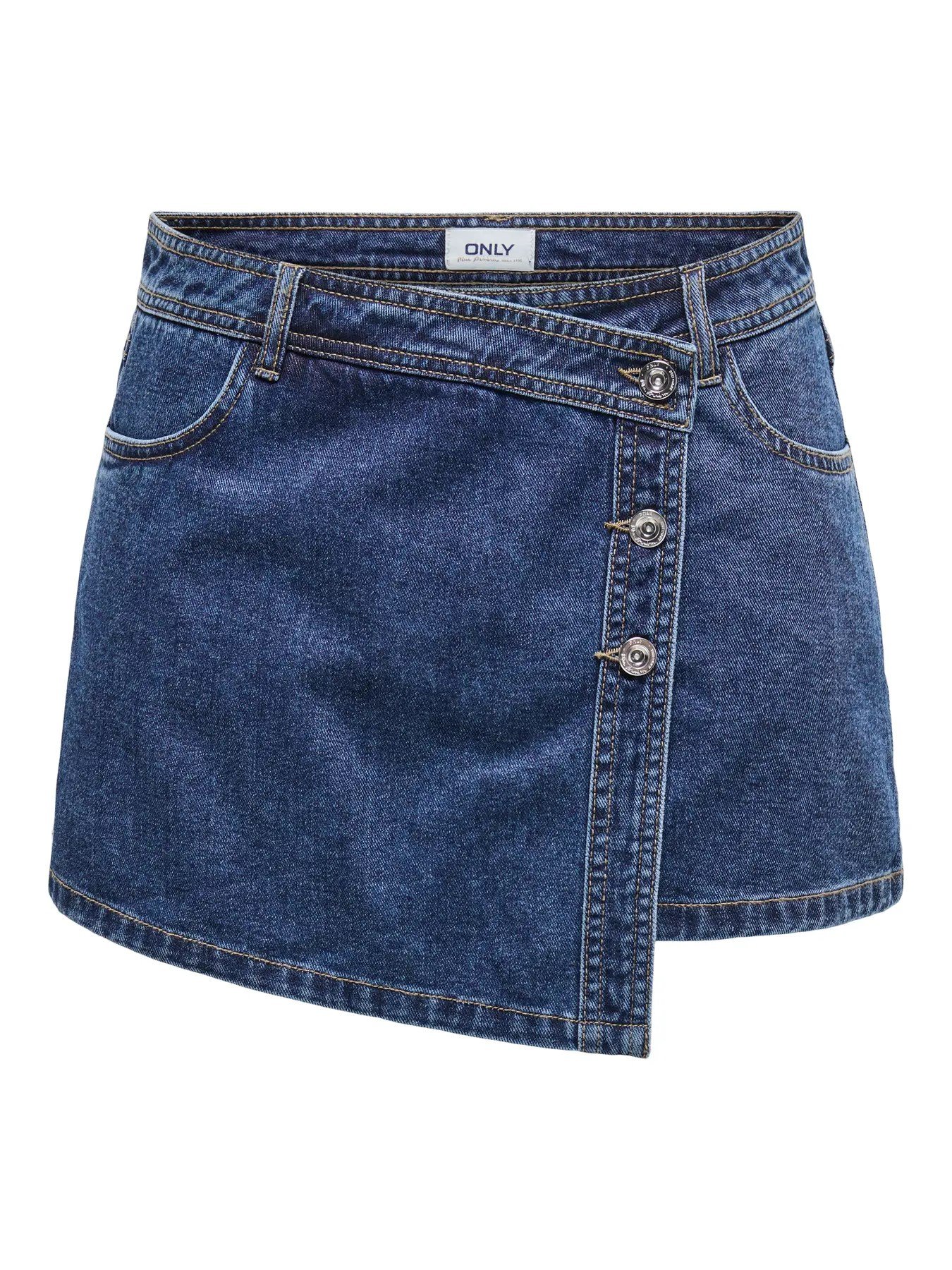 Only ONLLESLY REG LB DNM SKORT BJ NOOS Lacivert Kadın Etek