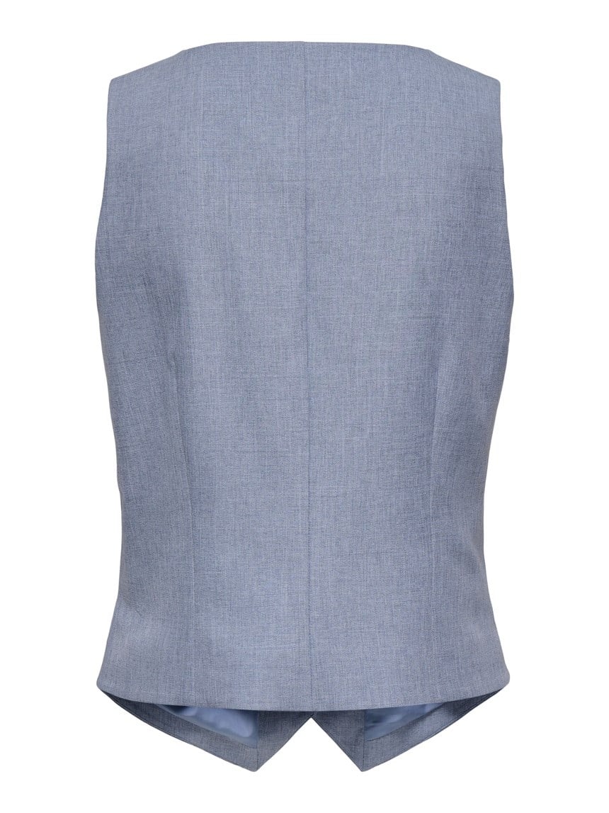 Only ONLLINDA S/L MEL FIT WAISTCOAT TLR NOOS Mavi Kadın Yelek