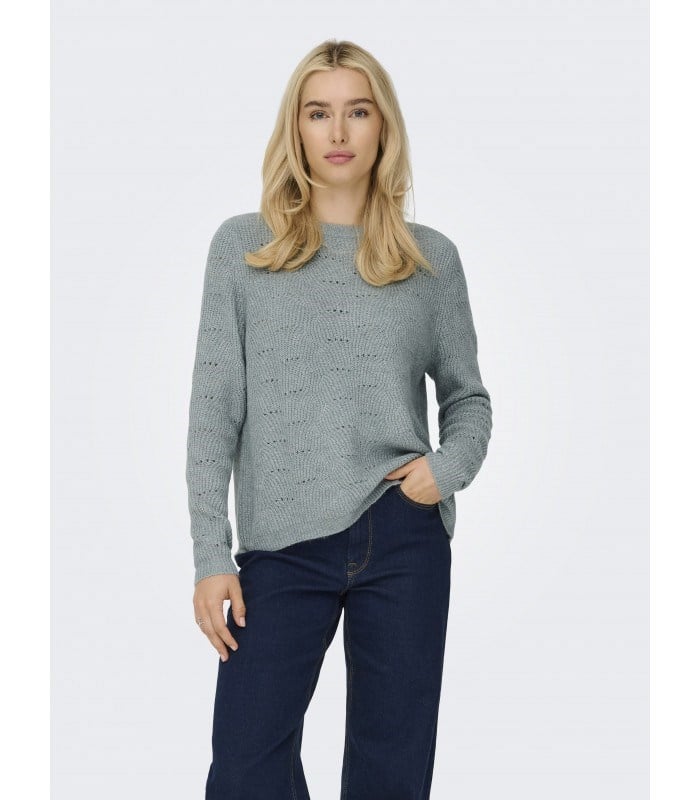 Only ONLLOLLI L/S PULLOVER KNT NOOS Turkuaz Kadın Kazak