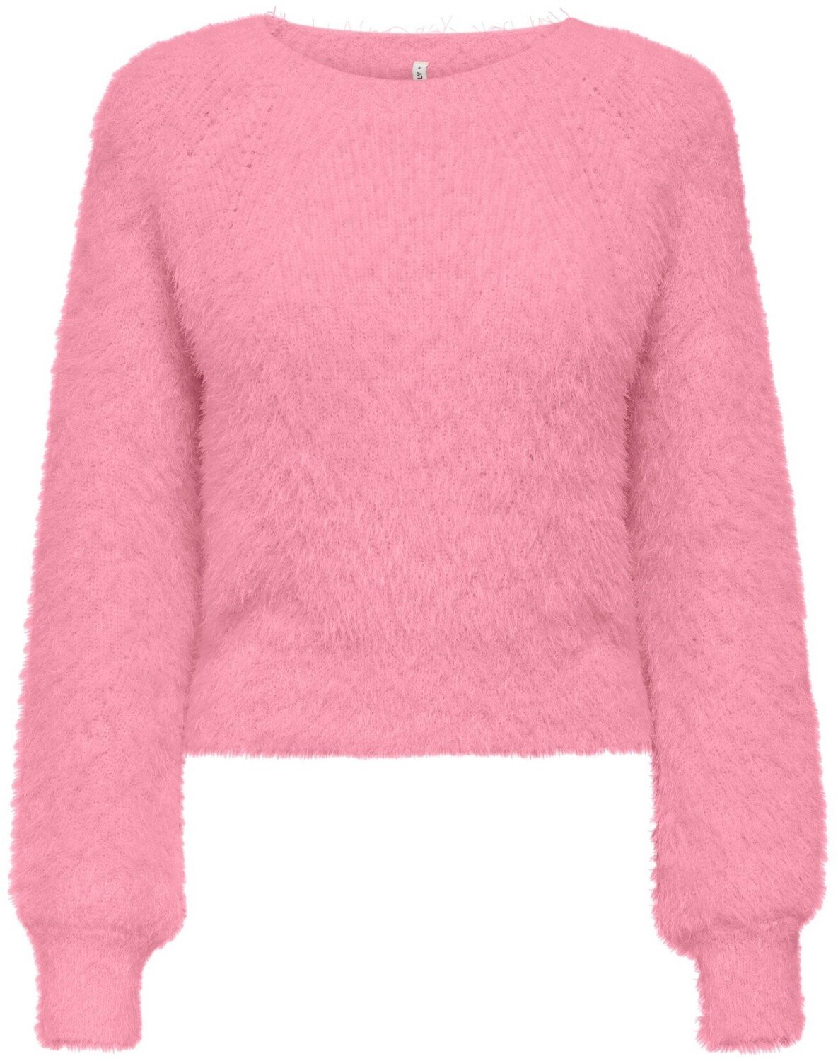 Only ONLLULU LS RIB SHORT O-NECK CC KNT Pembe Kadın Kazak