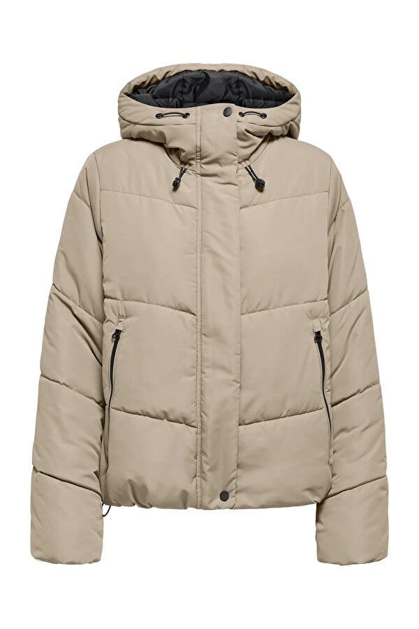 Only ONLMAGGI SHORT PUFFER CC OTW Bej Kadın Ceket 15349123