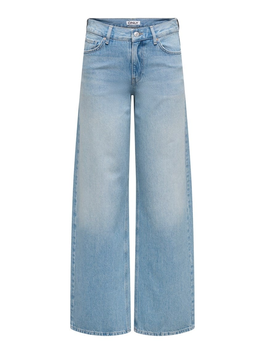 Only ONLMAYA MW WIDE DNM DOT445 Mavi Kadın Kot Pantolon