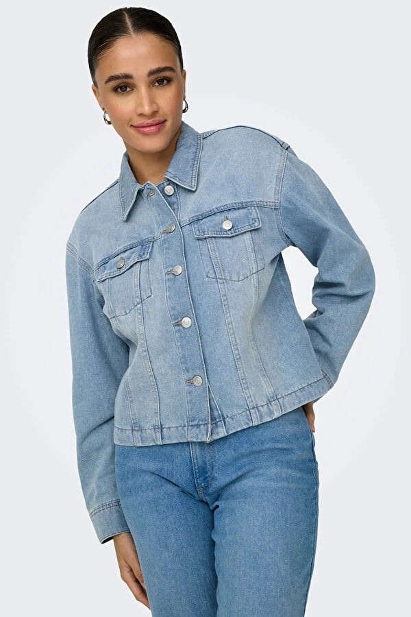 Only ONLMIKA L/S DNM JKT AKM MOCH Denim Kadın Ceket