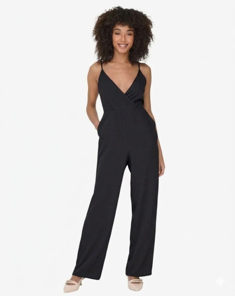 Only ONLNOVA LIFE ELITE EMZA JUMPSUIT SOLID Siyah Kadın Tulum