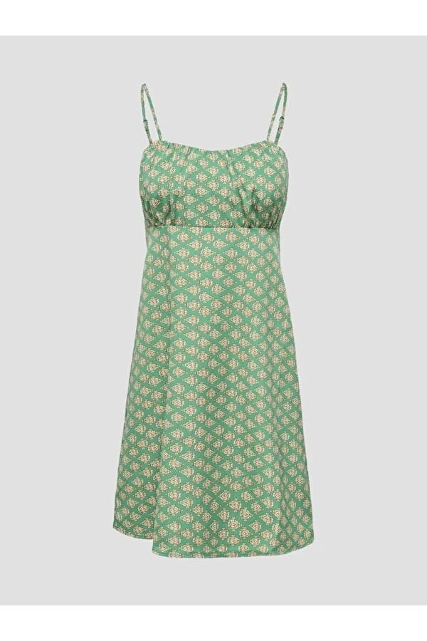 Only ONLNOVA LIFE VIS ALEXIS DRESS WVN Yeşil Kadın Elbise 15342698